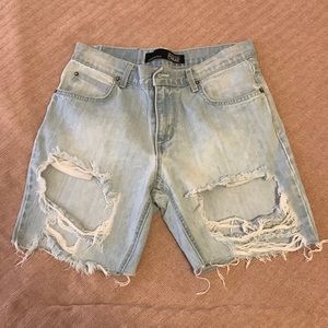 Men’s Rustic Dime jean shorts 30W